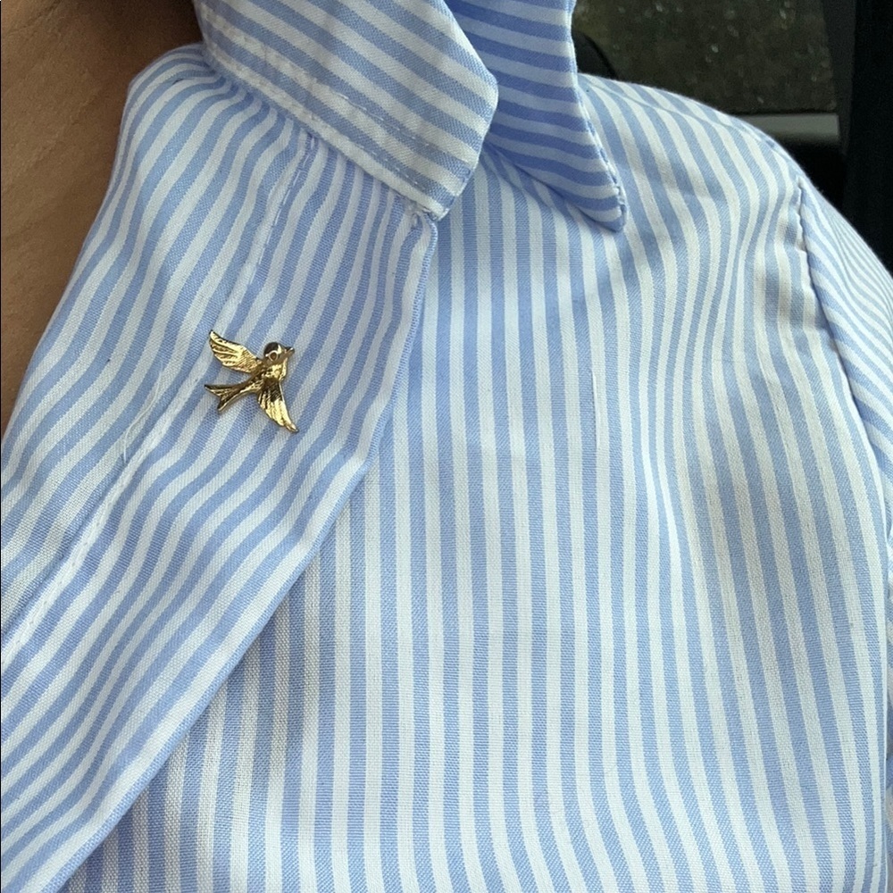Gold Bird Pin